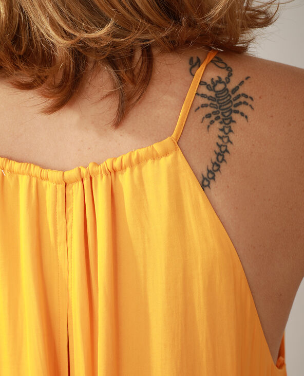 Robe longue orange - Pimkie