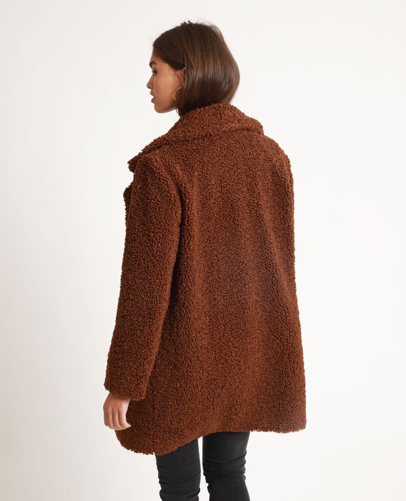 manteau imitation mouton pimkie