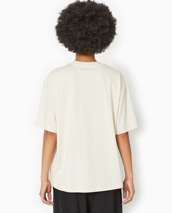 T-shirt oversize avec print ARIANA GRANDE écru - Pimkie