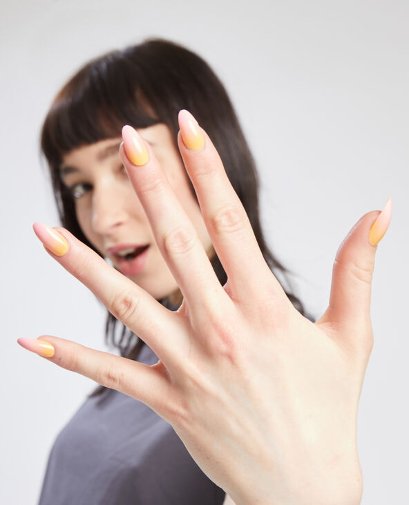 Lot de 24 faux ongles orange - Pimkie