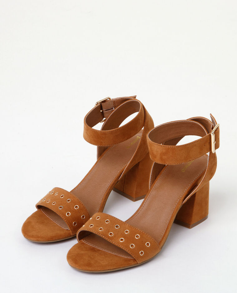 Sandales talons carrés marron - Pimkie