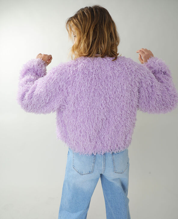 Bomber à plumes lilas - Pimkie