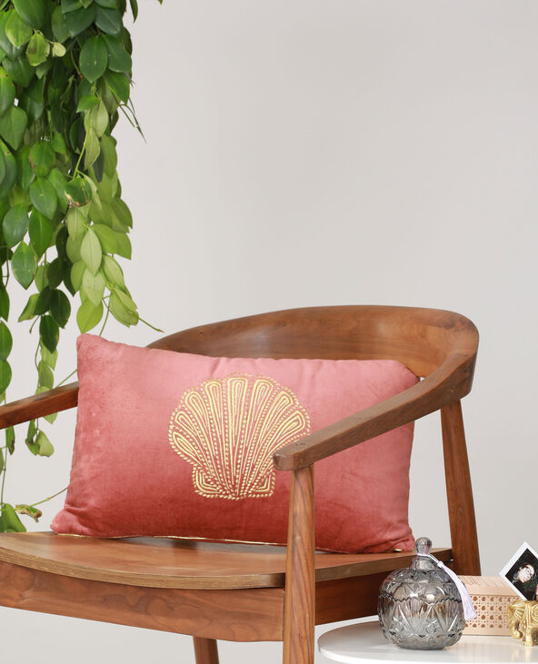 Coussin coquillage rose clair - Pimkie