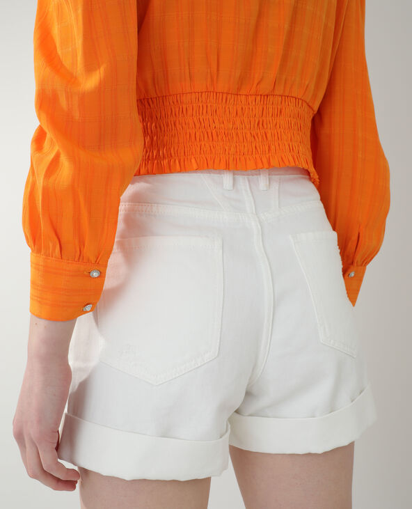 Short en jean écru - Pimkie