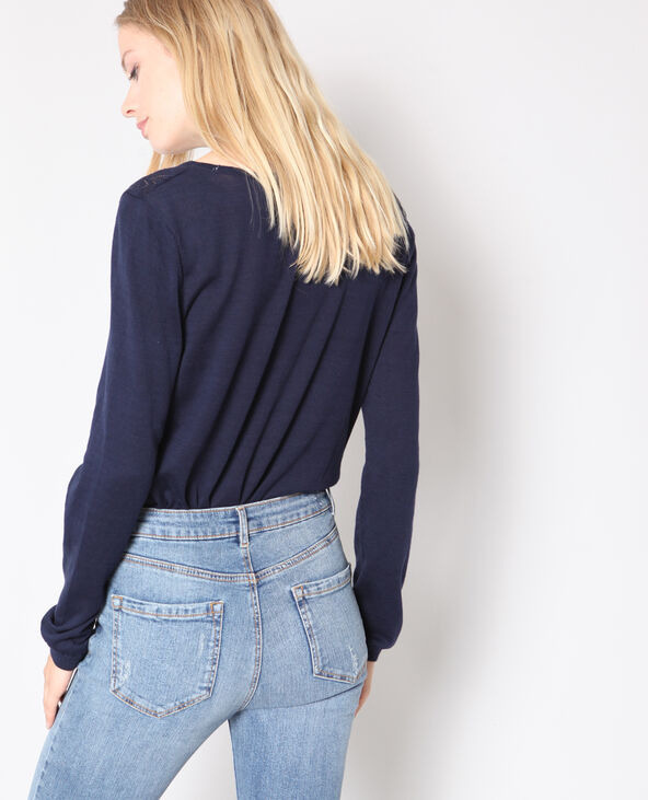 Pull léger bleu marine - Pimkie