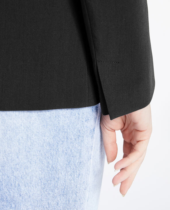 Veste blazer 1 bouton gris foncé - Pimkie