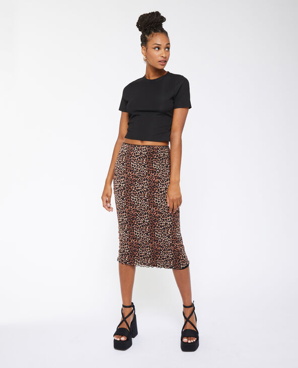 Jupe tulle 2025 leopard