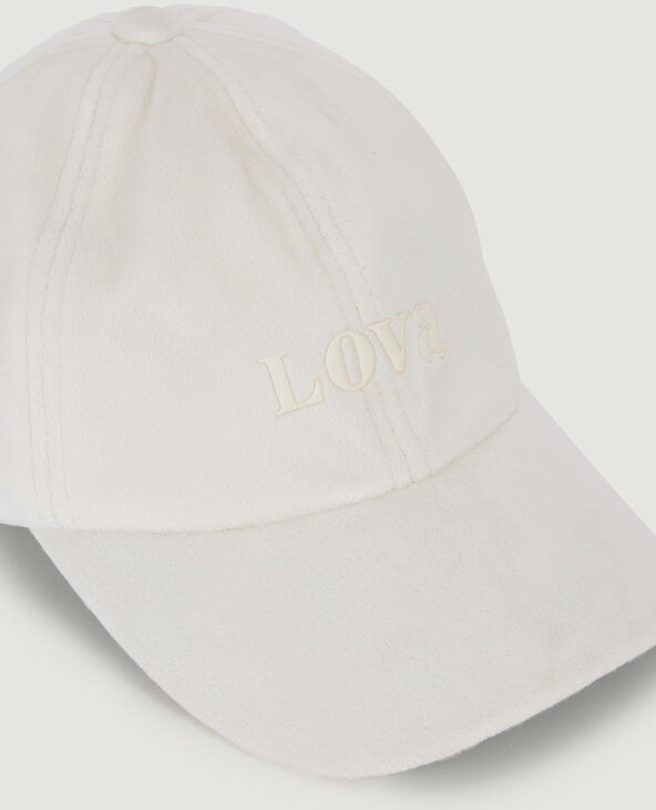 Casquette velours ras écru - Pimkie