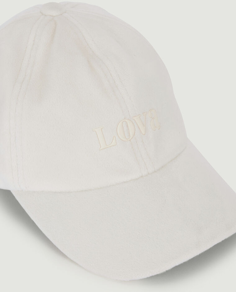 Casquette velours ras écru - Pimkie