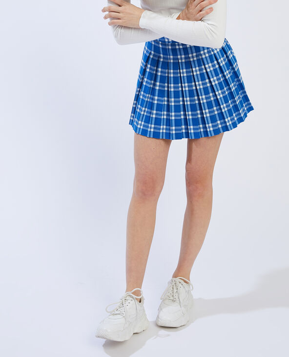 Mini discount jupe plissé