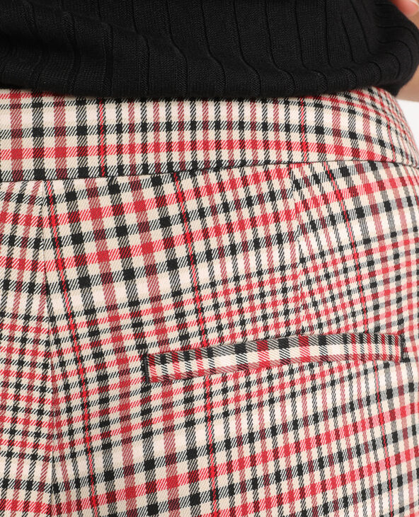 Pantalon cigarette a carreaux best sale