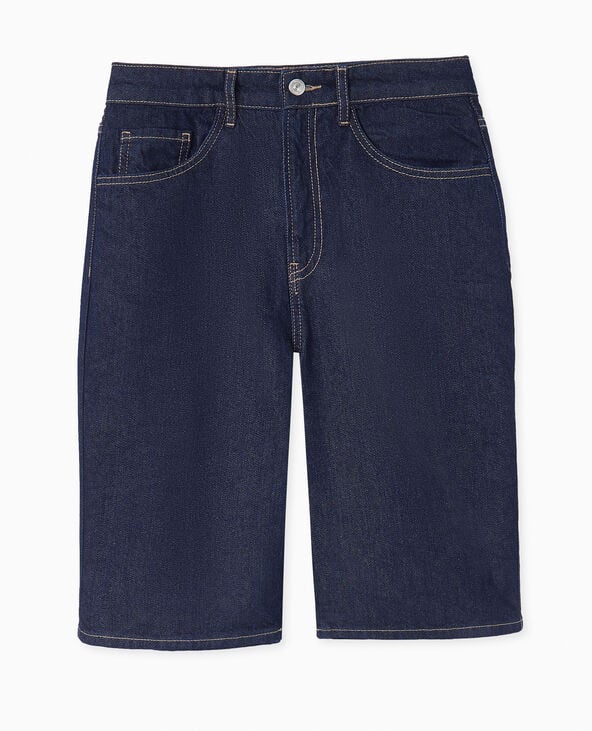 Bermuda en jean taille medium bleu - Pimkie