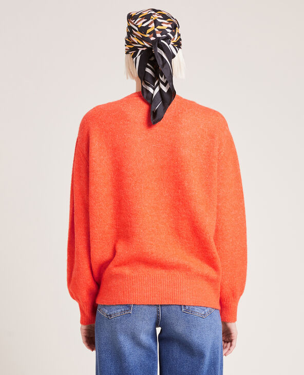 Pull en maille orange - Pimkie