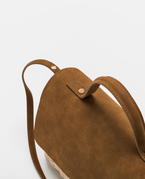 Sac cartable en paille beige - Pimkie