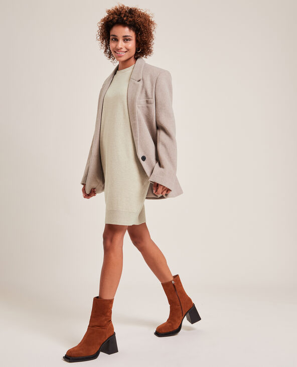 Robe pull taupe - Pimkie
