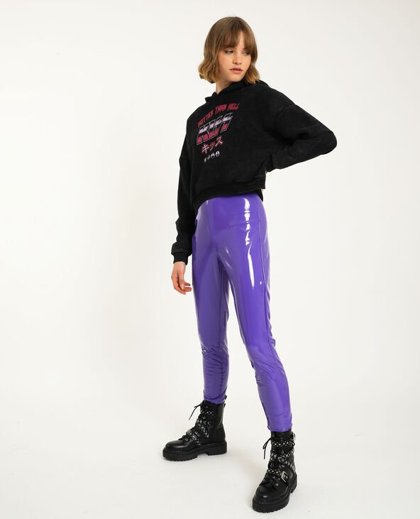 Legging vinyl violet - Pimkie