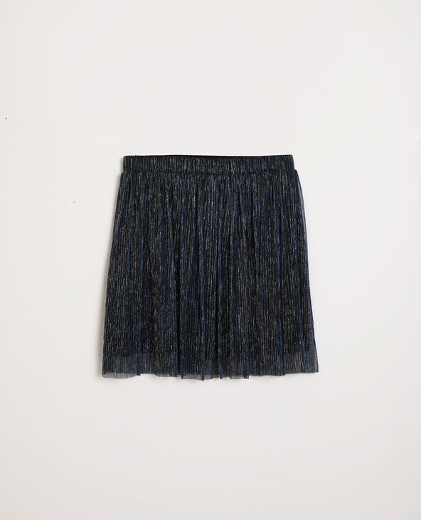 Jupe courte brillante bleu turquoise - Pimkie