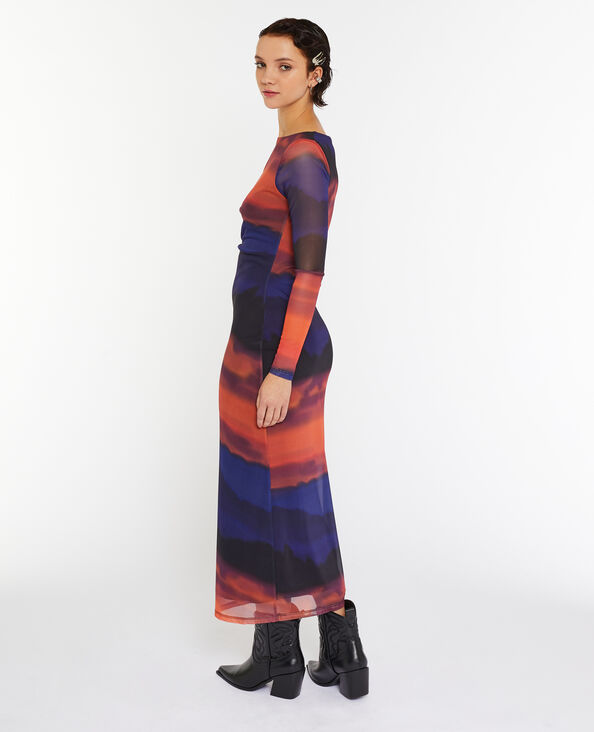 Robe longue en tulle rouge - Pimkie