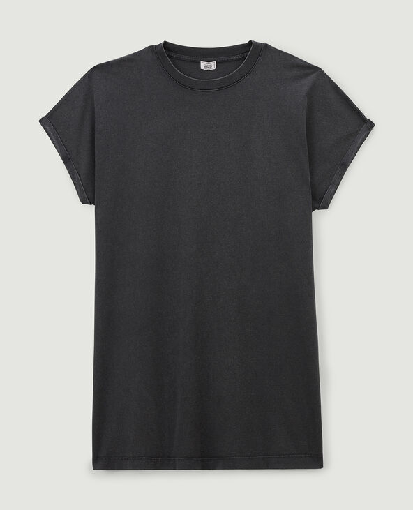 Robe t-shirt noir - Pimkie