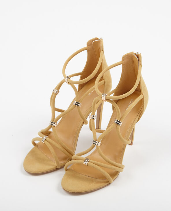 Sandales à talons jaune - Pimkie