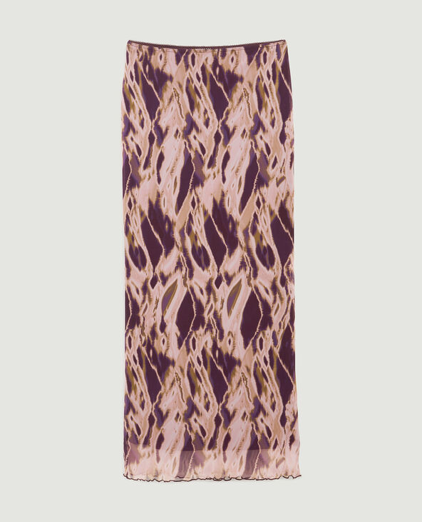 Jupe midi en tulle marron - Pimkie