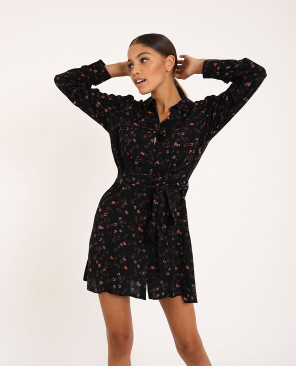 Robe chemise noir - Pimkie