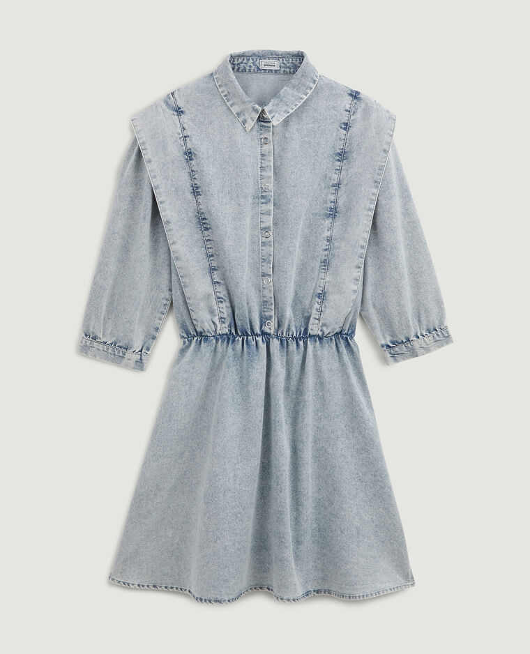 Robe courte en jean bleu - Pimkie
