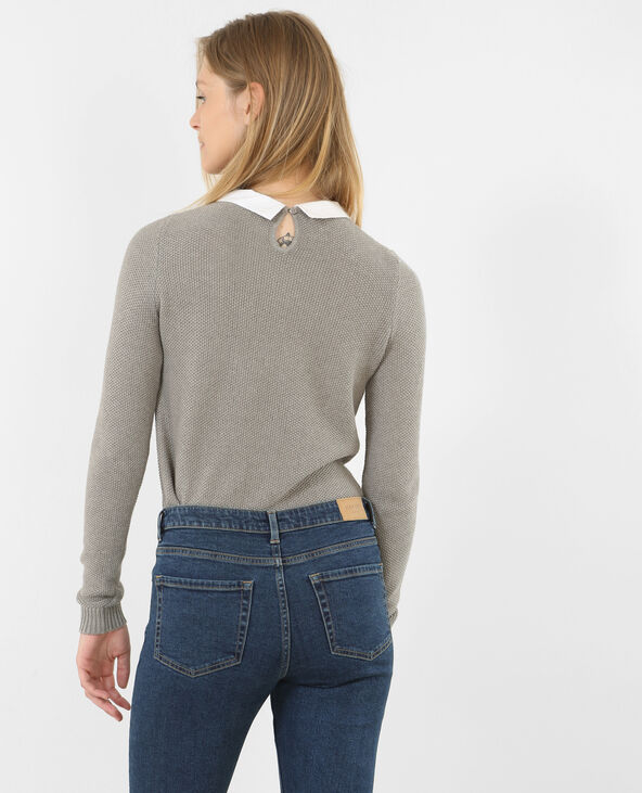 Pull col claudine