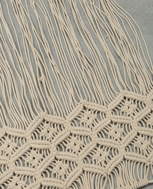Tête de lit macramé blanc - Pimkie