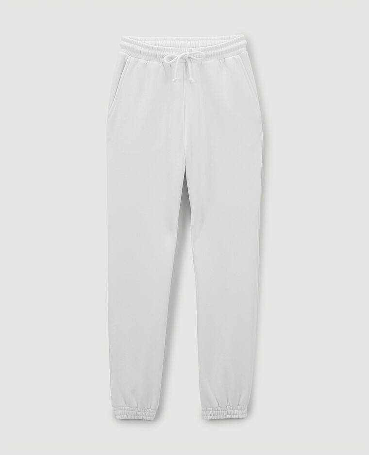 Pantalon de jogging en molleton blanc - Pimkie