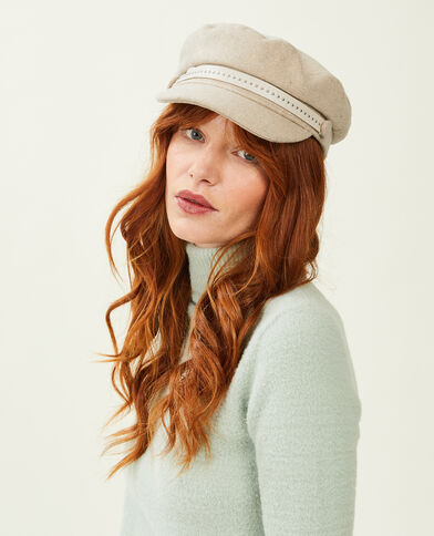 Casquette de marin cloutée écru - Pimkie