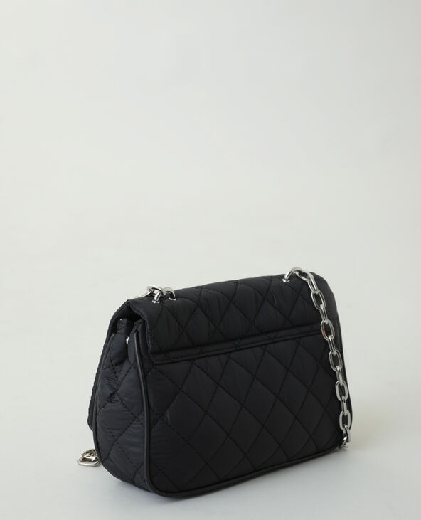Sac bandoulière matelassé noir - Pimkie