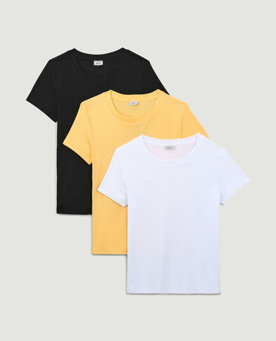 Lot de 3 t-shirts basiques orange - Pimkie