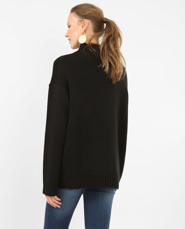 Pull à col montant noir - Pimkie