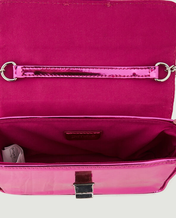 Petit sac boxy effet miroir rose fuchsia - Pimkie