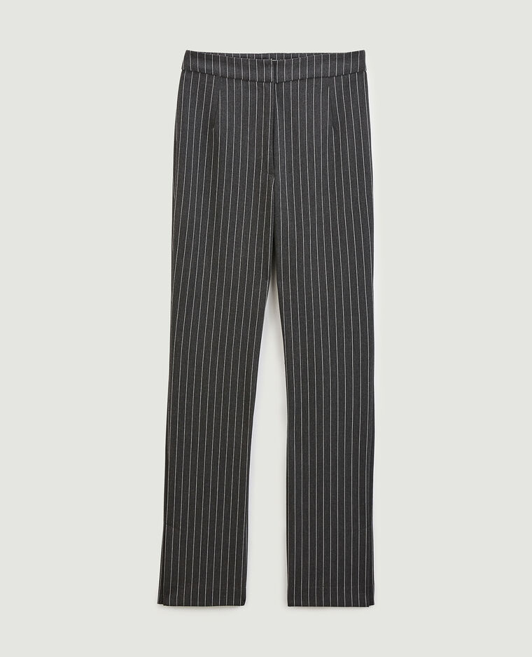 Pantalon slim avec fentes SMALL gris foncé - Pimkie