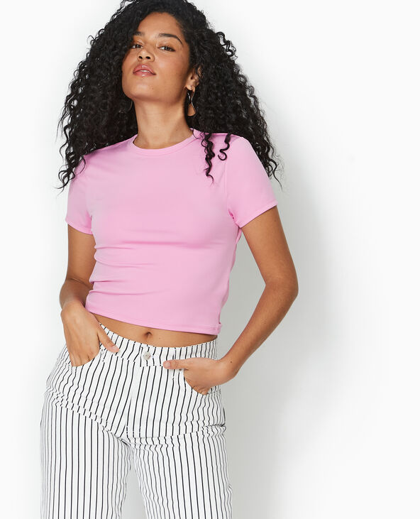 Top dos-nu avec pan twisté lilas - Pimkie