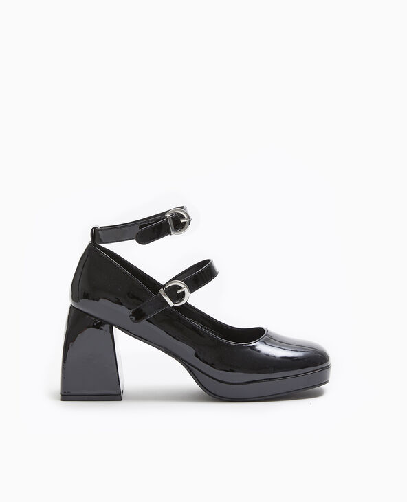 Babies vernies plateformes noir - Pimkie