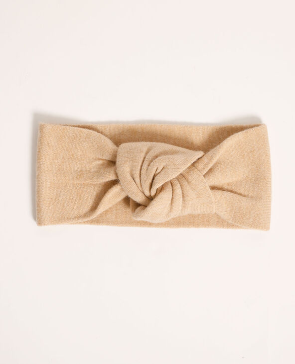 Headband tricot beige - Pimkie