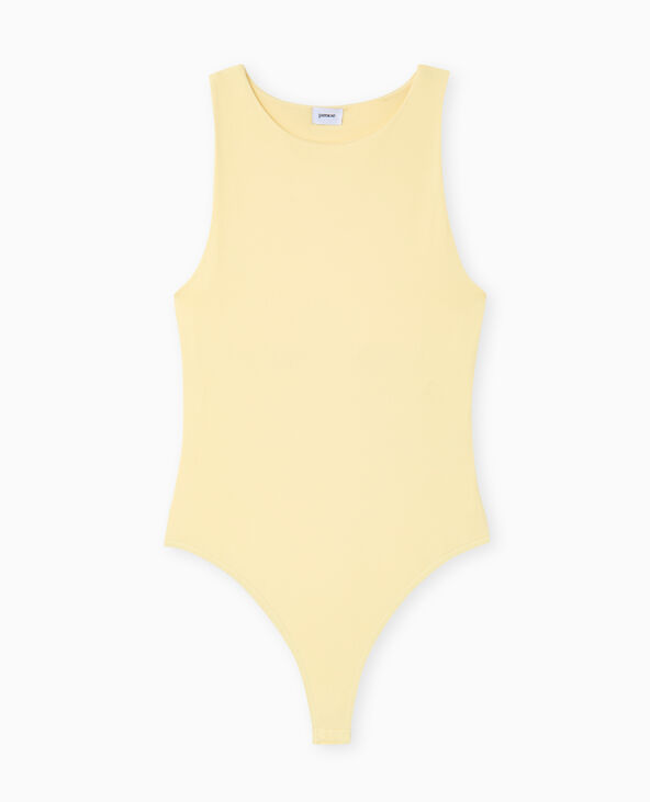 Body sans manches Jaune pâle - Pimkie