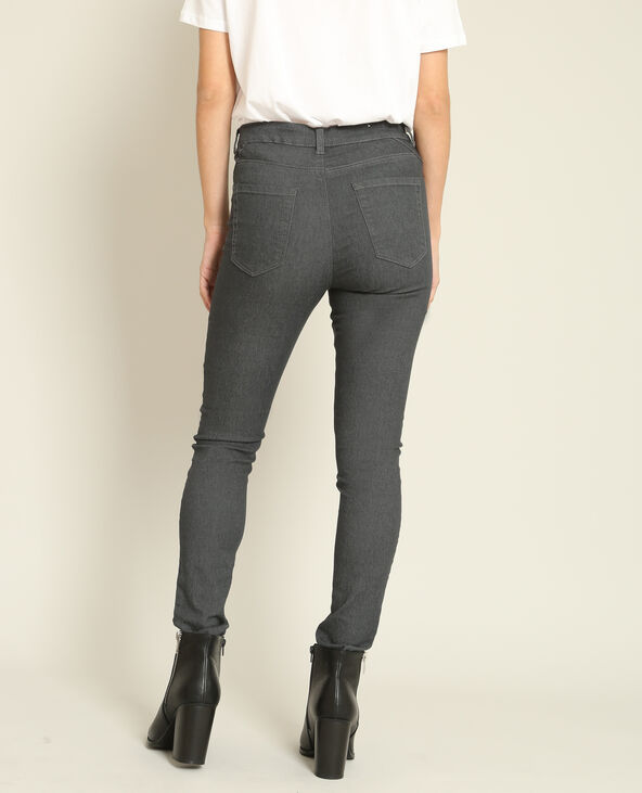 Jegging taille haute gris foncé - Pimkie