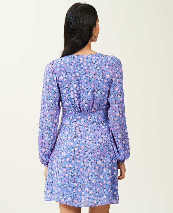 Robe courte et fluide bleu - Pimkie