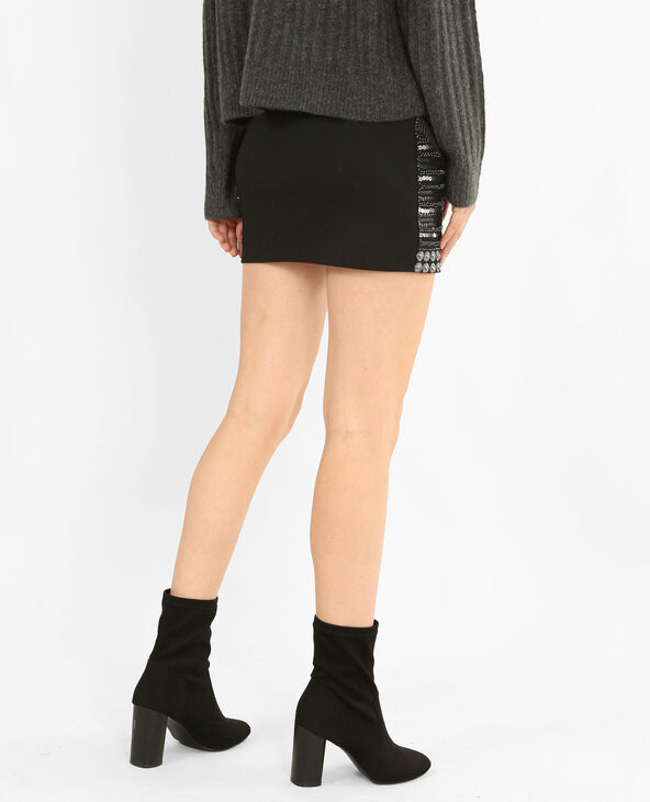 Jupe bodycon à perles gris clair - Pimkie