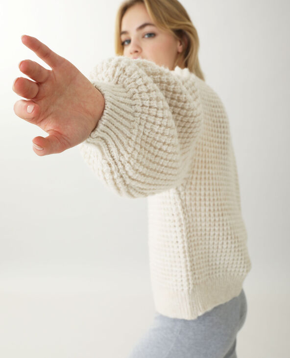 Pull grosse maille rose clair - Pimkie