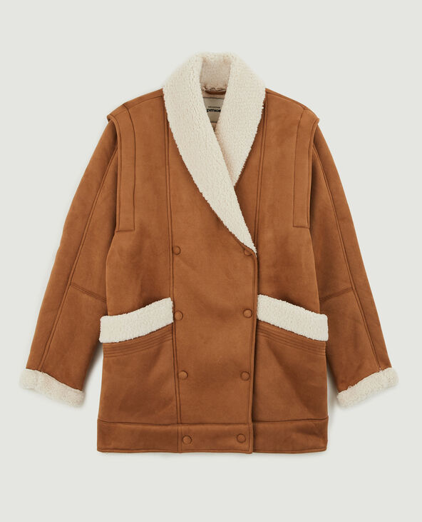 Veste effet on sale peau de mouton