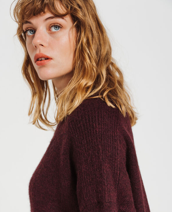 Robe pull bordeaux - Pimkie