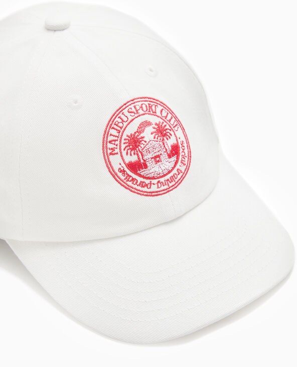 Casquette avec broderie blanc - Pimkie