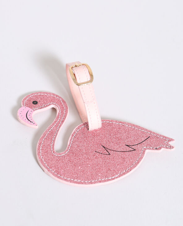 Etiquette pour bagage flamant rose rose clair - Pimkie