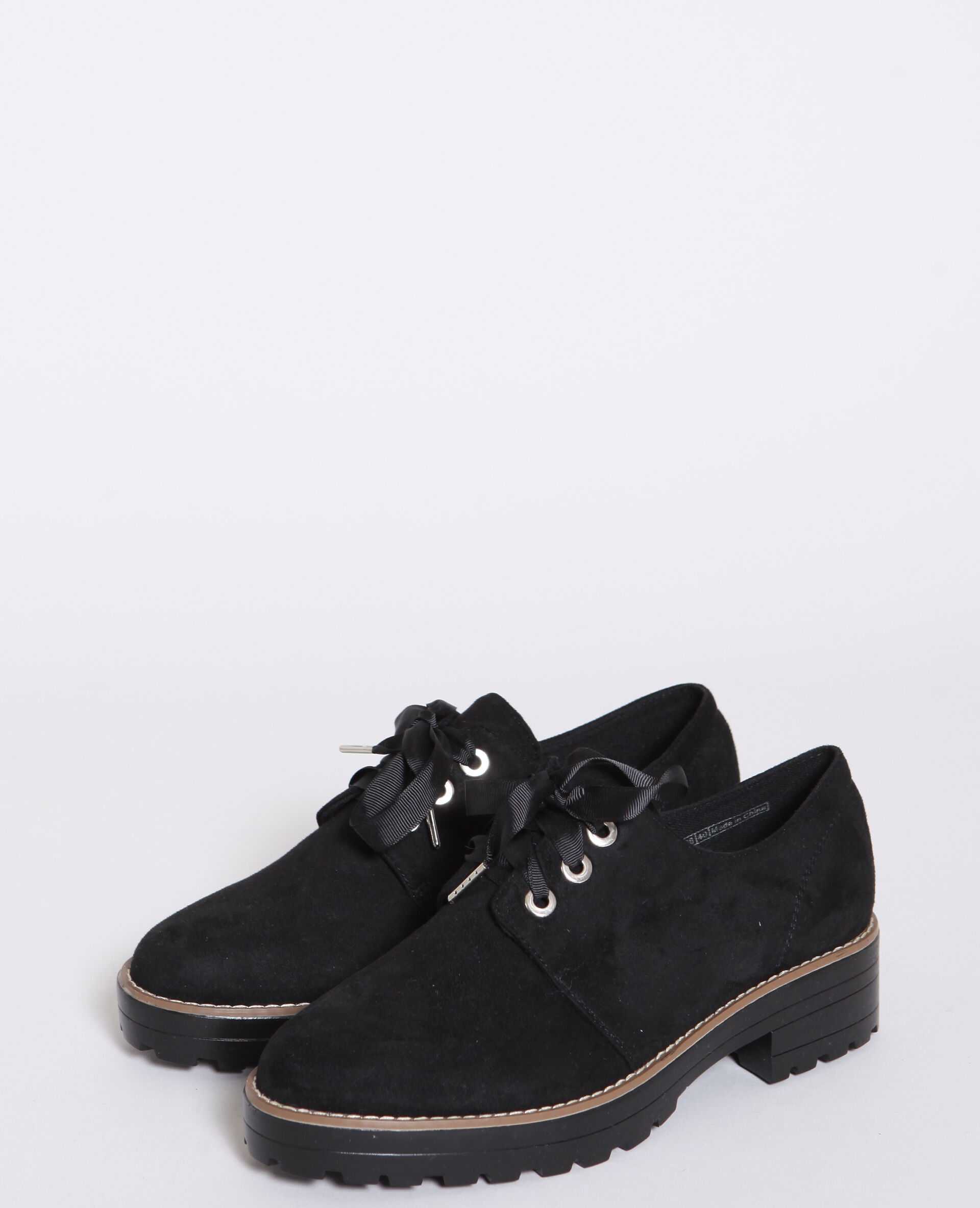 richelieu daim femme