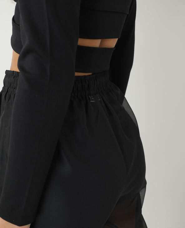 Pantalon best sale transparent noir